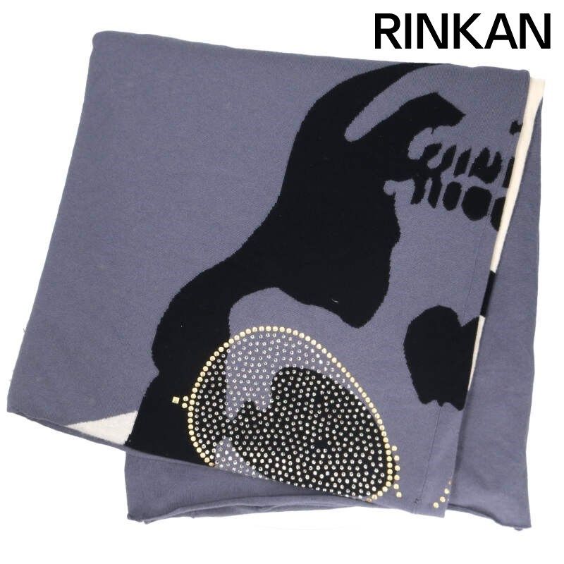 ルシアンペラフィネ スカルデザインブランケット メンズ ※12/28～1/6