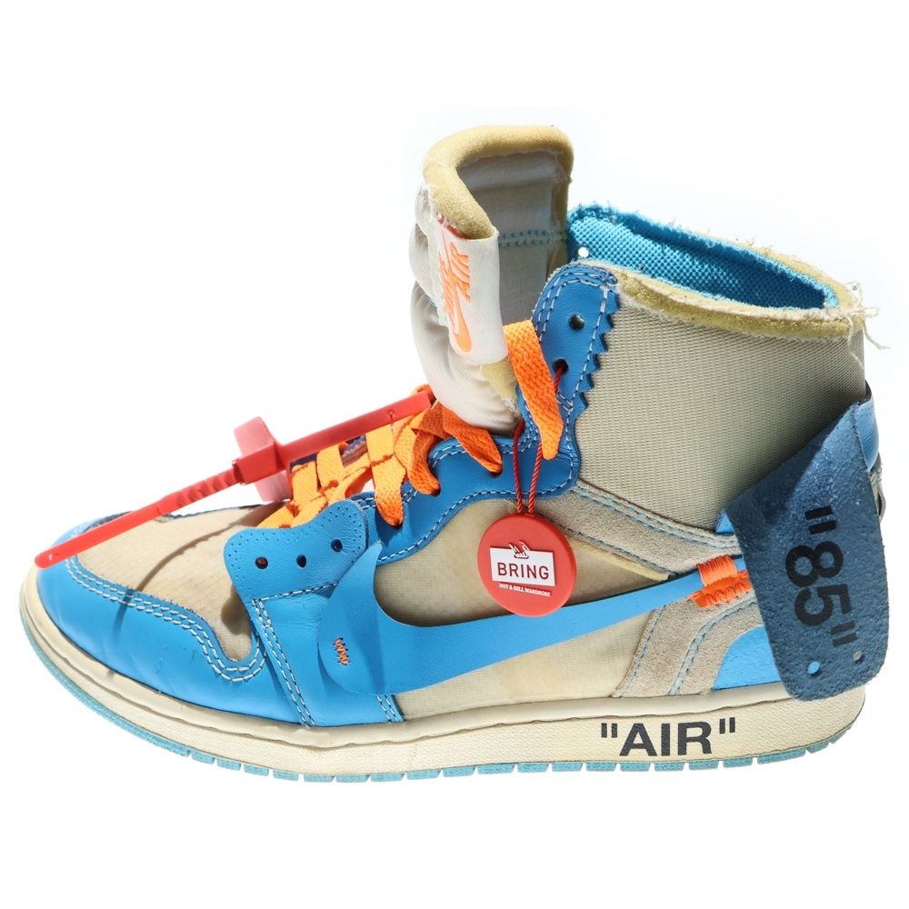 NIKE (ナイキ) ×OFF-WHITE AIR JORDAN 1 POWDER BLUE UNC オフホワイト 