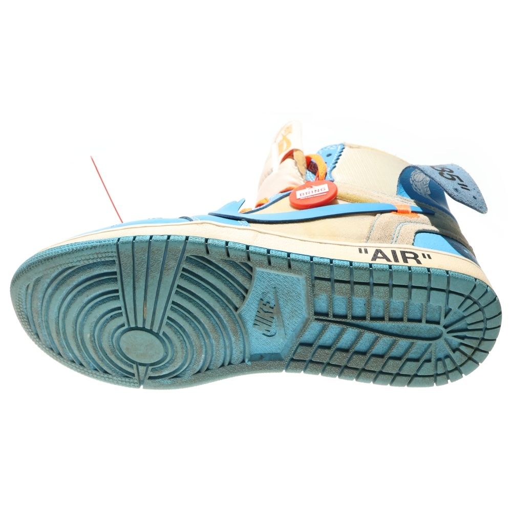 NIKE (ナイキ) ×OFF-WHITE AIR JORDAN 1 POWDER BLUE UNC オフホワイト 
