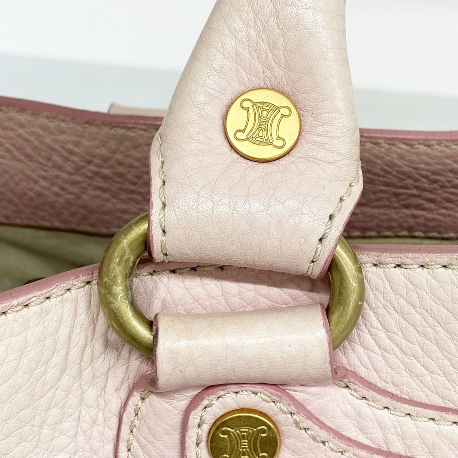 セリーヌ(Celine) セリーヌ ハンドバッグ ブギーバッグ レザー ピンク