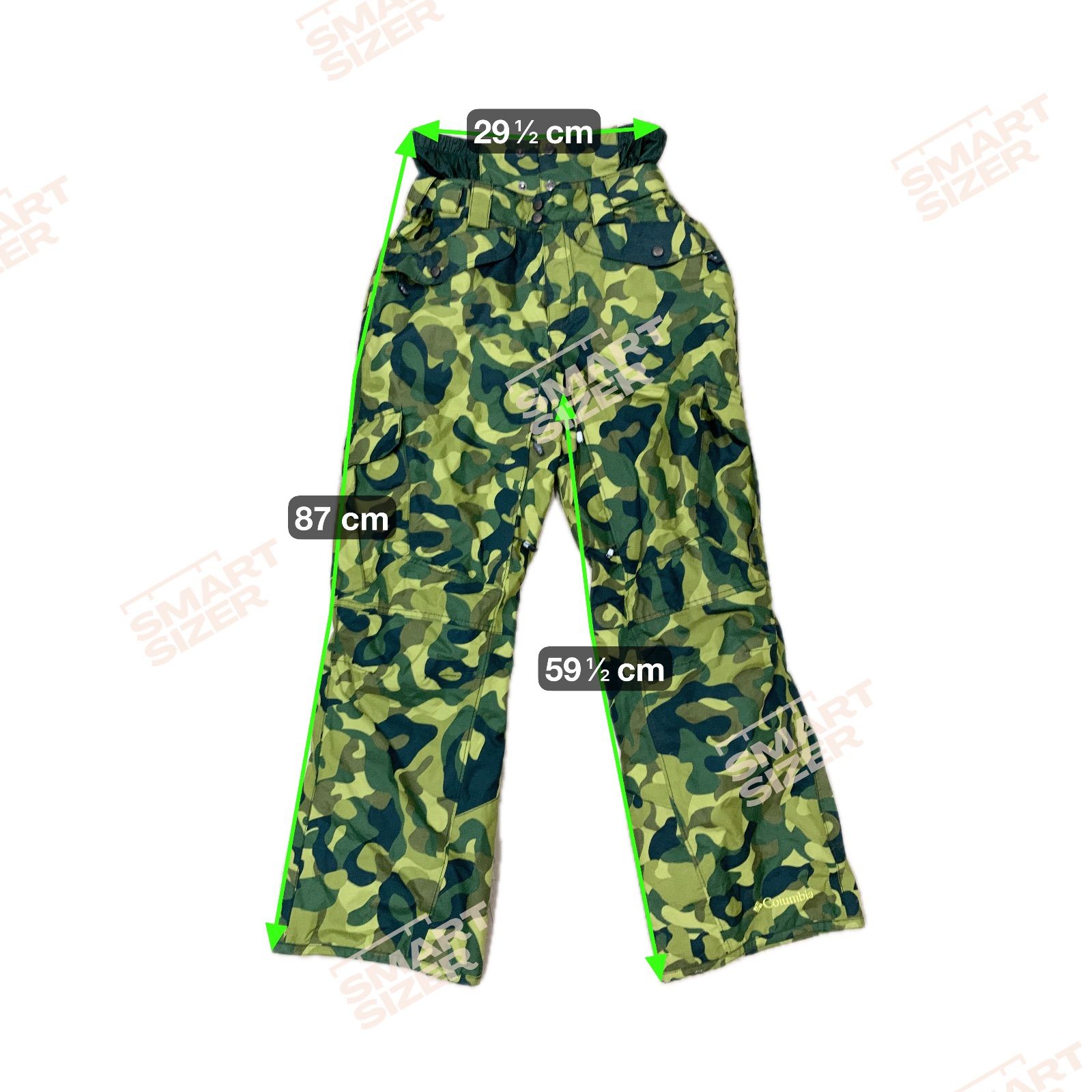 【美品 高機能】US Columbia OMNI-TECH スキー パンツ 刺繍 n9564-6.jpg