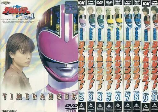 中古】特撮 レンタルアップDVD 未来戦隊タイムレンジャー 単巻全10巻