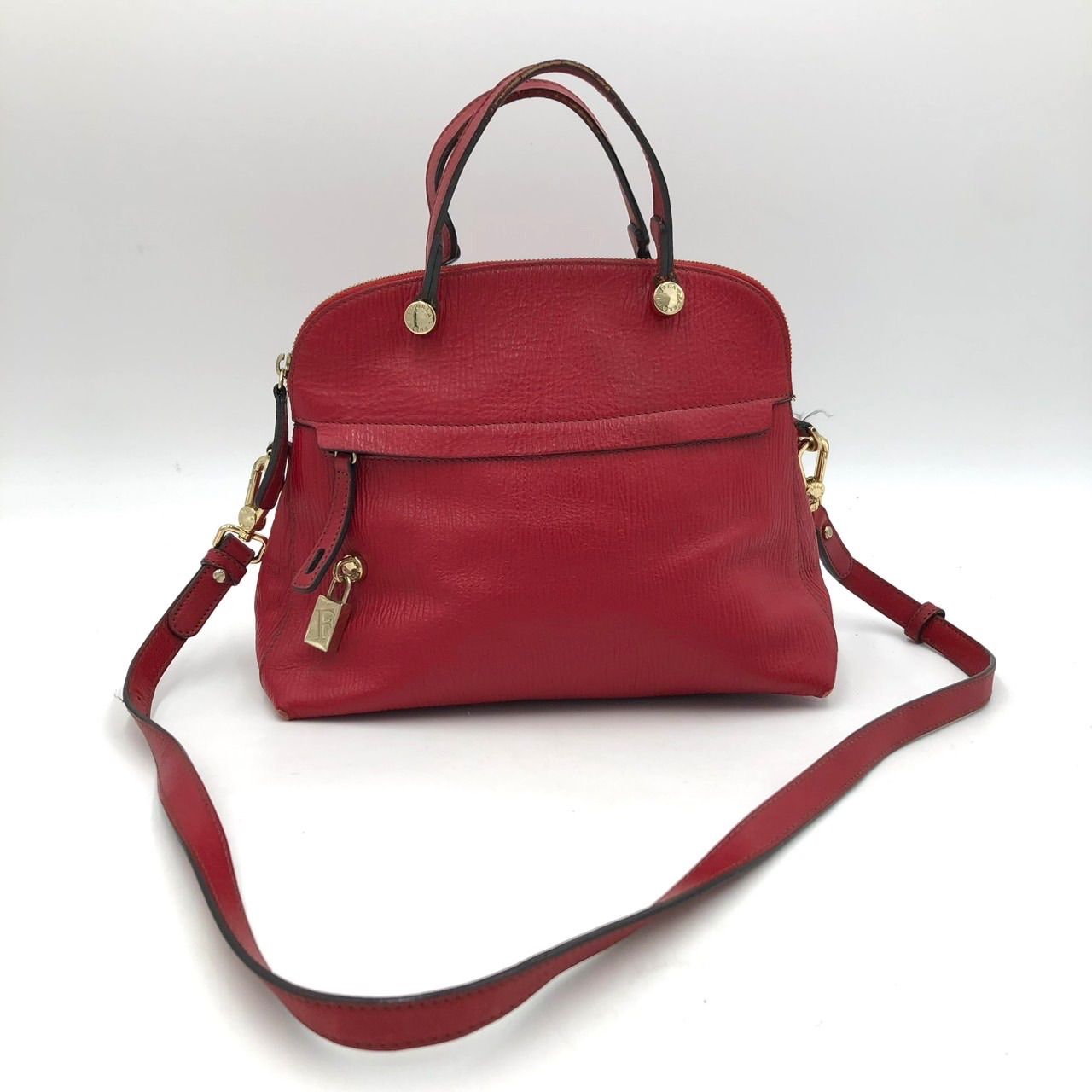 FURLA フルラ レザー ショルダーバッグ Piper パイパー ミニ 良品 