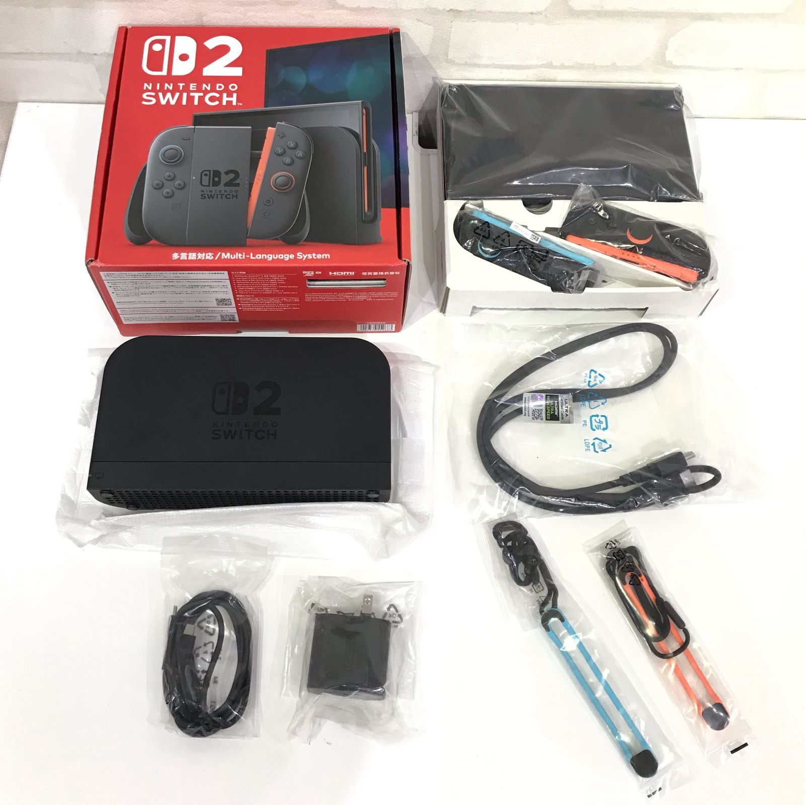  θ 簡易 Nintendo Switch 2 多言語対応 BEE S KB 6 AA ニンテンドースイッチツー 箱 Joy Con ドック 本体(Nintendo Switch) Nintendo Switch