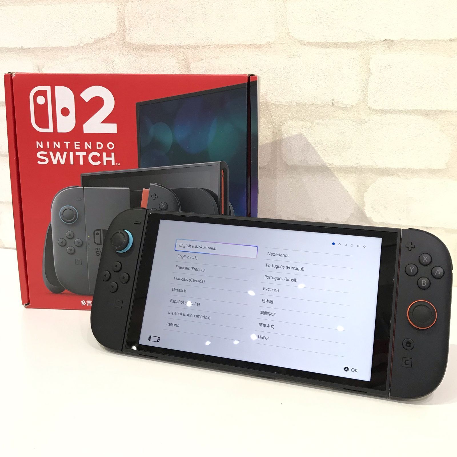 θ【美品/簡易動作確認済】Nintendo Switch2 多言語対応 BEE-S-KB6AA