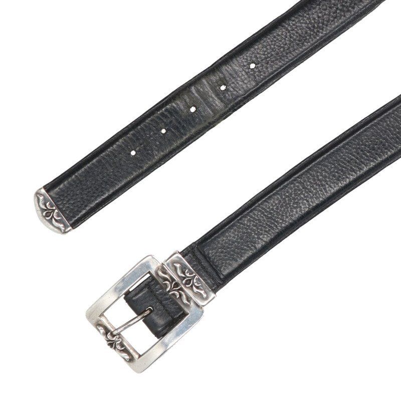 クロムハーツ BLT 3PC OTJ レザーベルト メンズ 34 ※12/28～1/6 発送