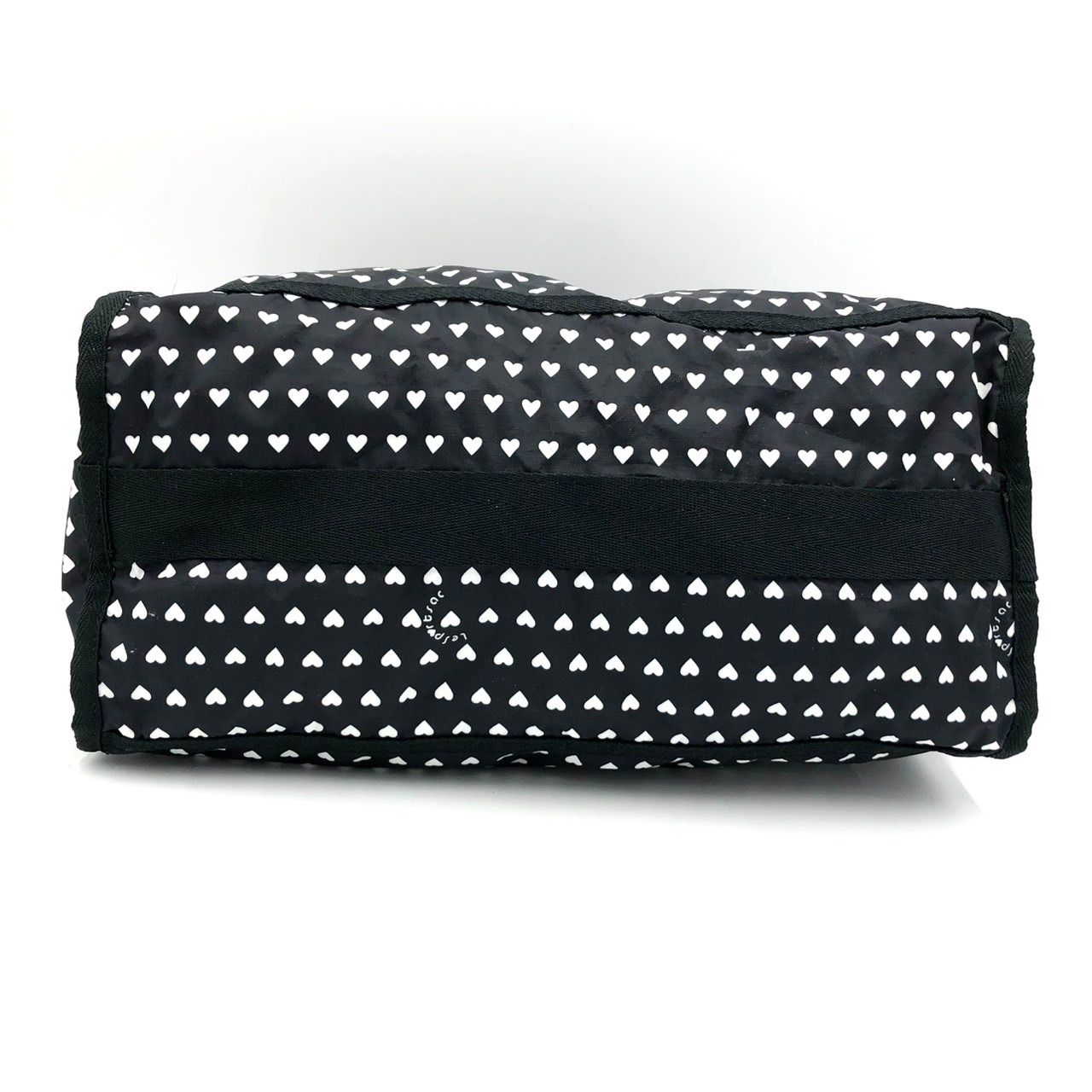 ★超美品★LeSportsac ブラック ボストンバッグ★ハート柄★ 美品】レスポートサック ボストンバッグ ハート柄 黒 2点 セット 2way
