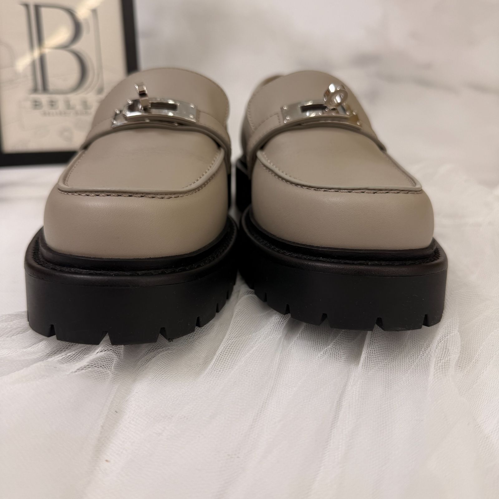 鑑定済み 【 美品 】エルメス 《 アイコン 》 37 ( 24cm程度 