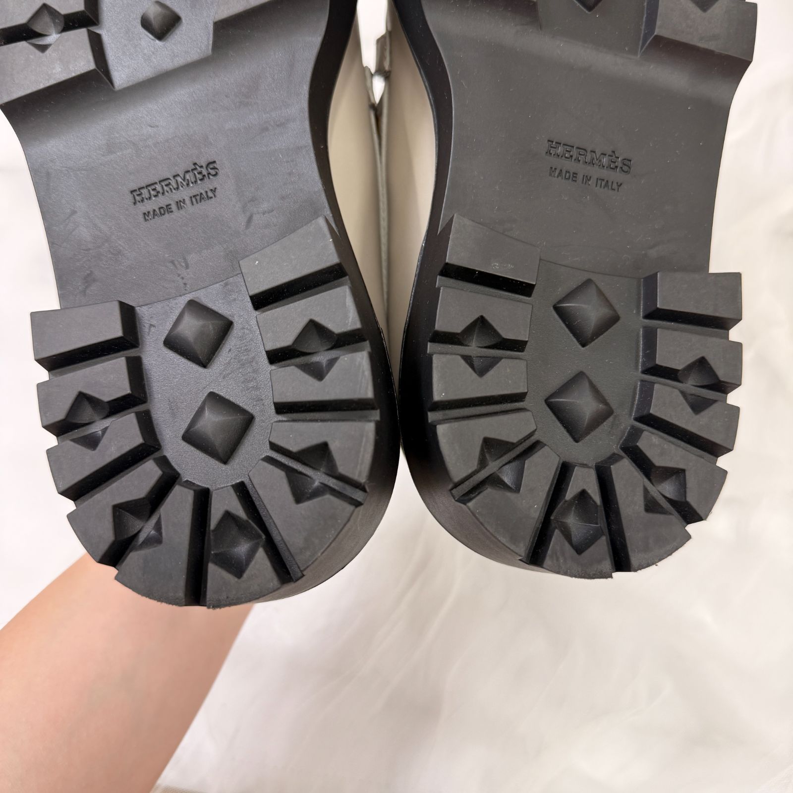 鑑定済み 【 美品 】エルメス 《 アイコン 》 37 ( 24cm程度 