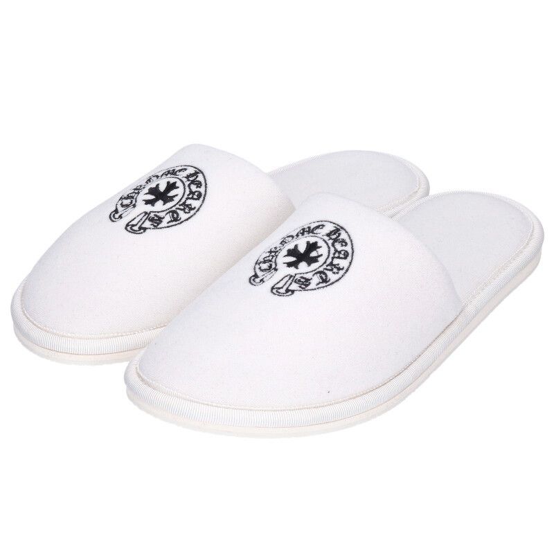 クロムハーツ サイズ:M ホースシュー刺繍ホテルスリッパ 中古 NO05 クロムハーツ ホースシュー刺繍ホテルスリッパ メンズ M ※12/28～1/6