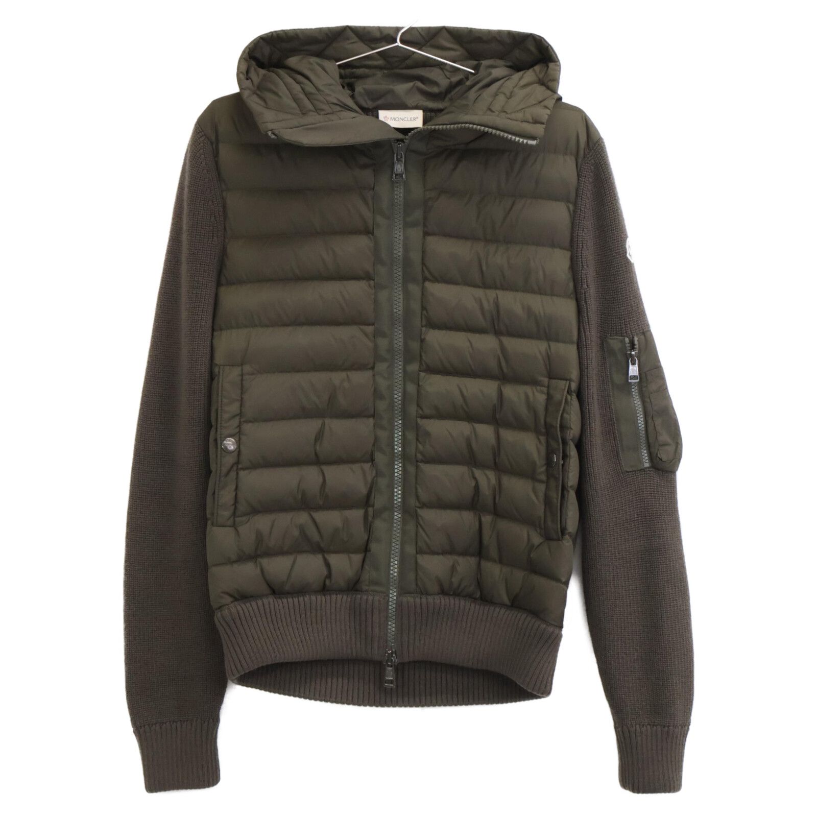 MONCLER モンクレール 美品 MAGLIONE TRICOT CARDIGAN ニット切り替え
