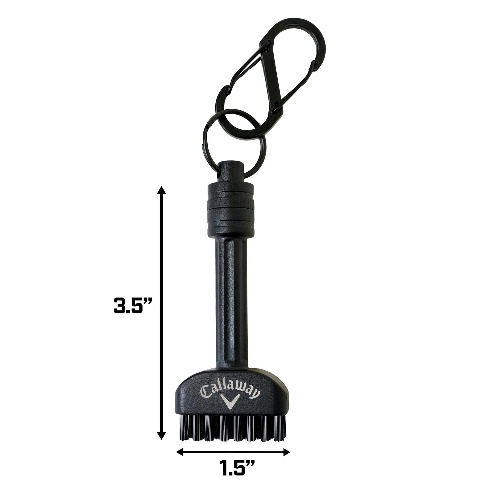 Callaway Golf ミニマグ マグネットクラブブラシ - コンパクトゴルフクラブブラシ グルーブクリーナーアクセサリー ゴルフバッグ用 