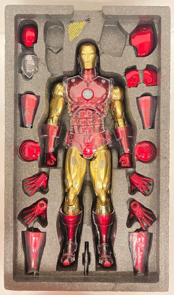HOTTOYS COMIC MASTERPIECE IRON MAN / THE ORIGINS COLLECTION