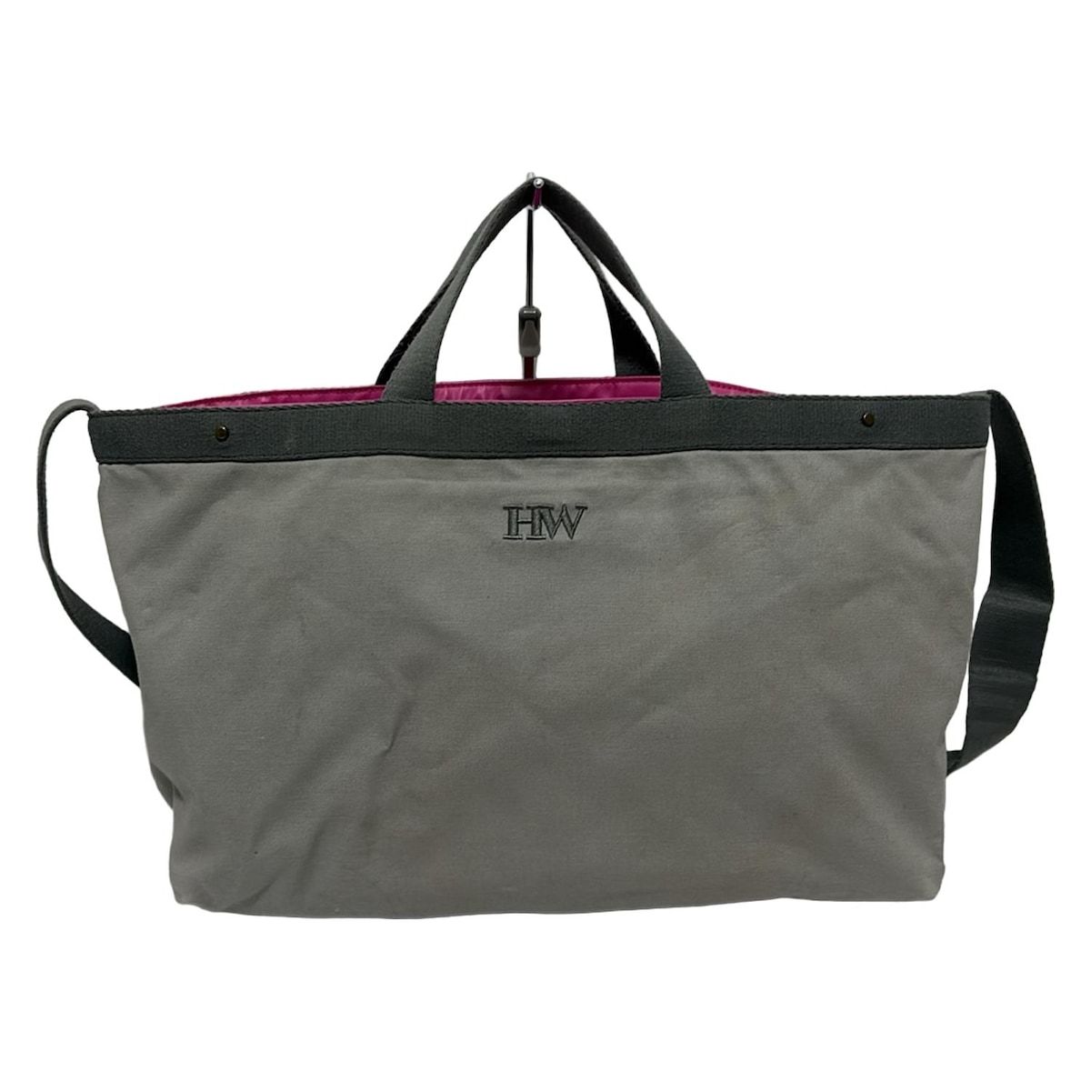 HUNTING WORLD(ハンティングワールド) ショルダーバッグ - グレー 2way