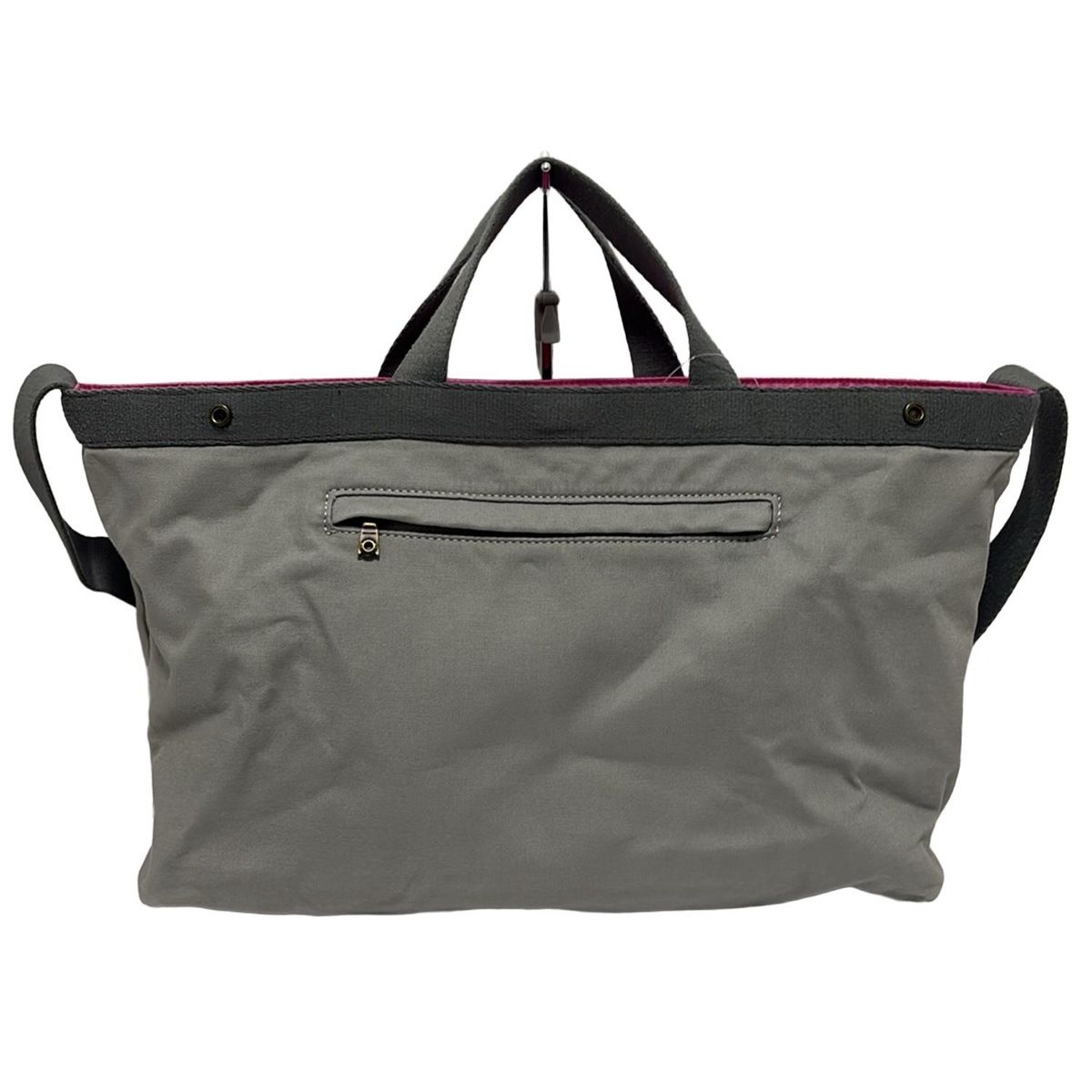 専用ハンティングワールド A4可 2way 斜めがけ ショルダーバッグ グレー HUNTING WORLD(ハンティングワールド) ショルダーバッグ - グレー 2way