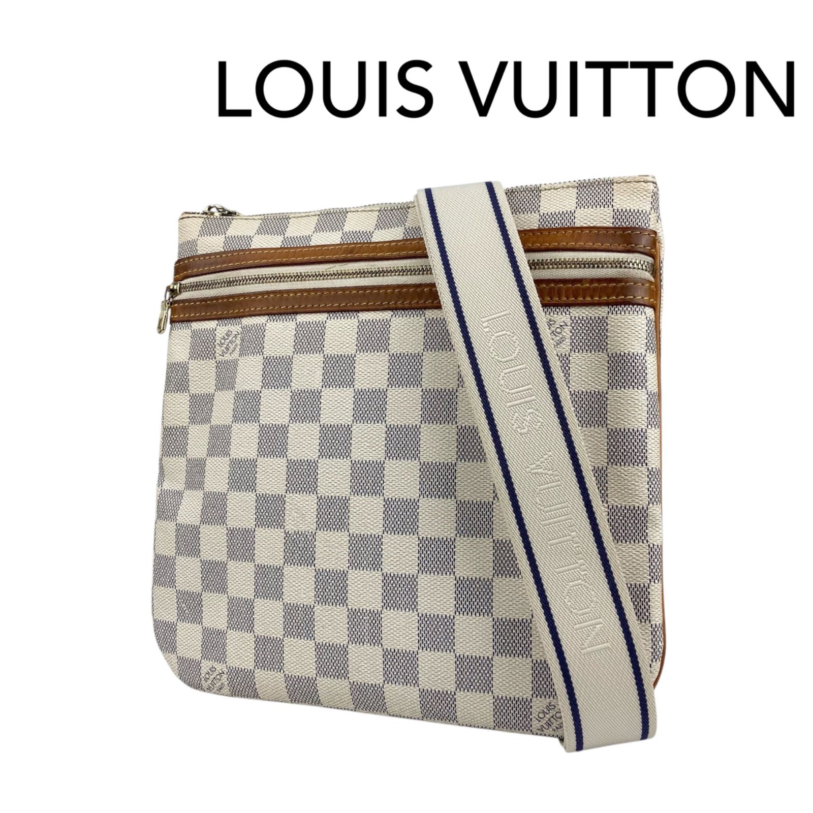 LOUIS VUITTON ルイヴィトン N51112 ダミエアズール ポシェット ボス 