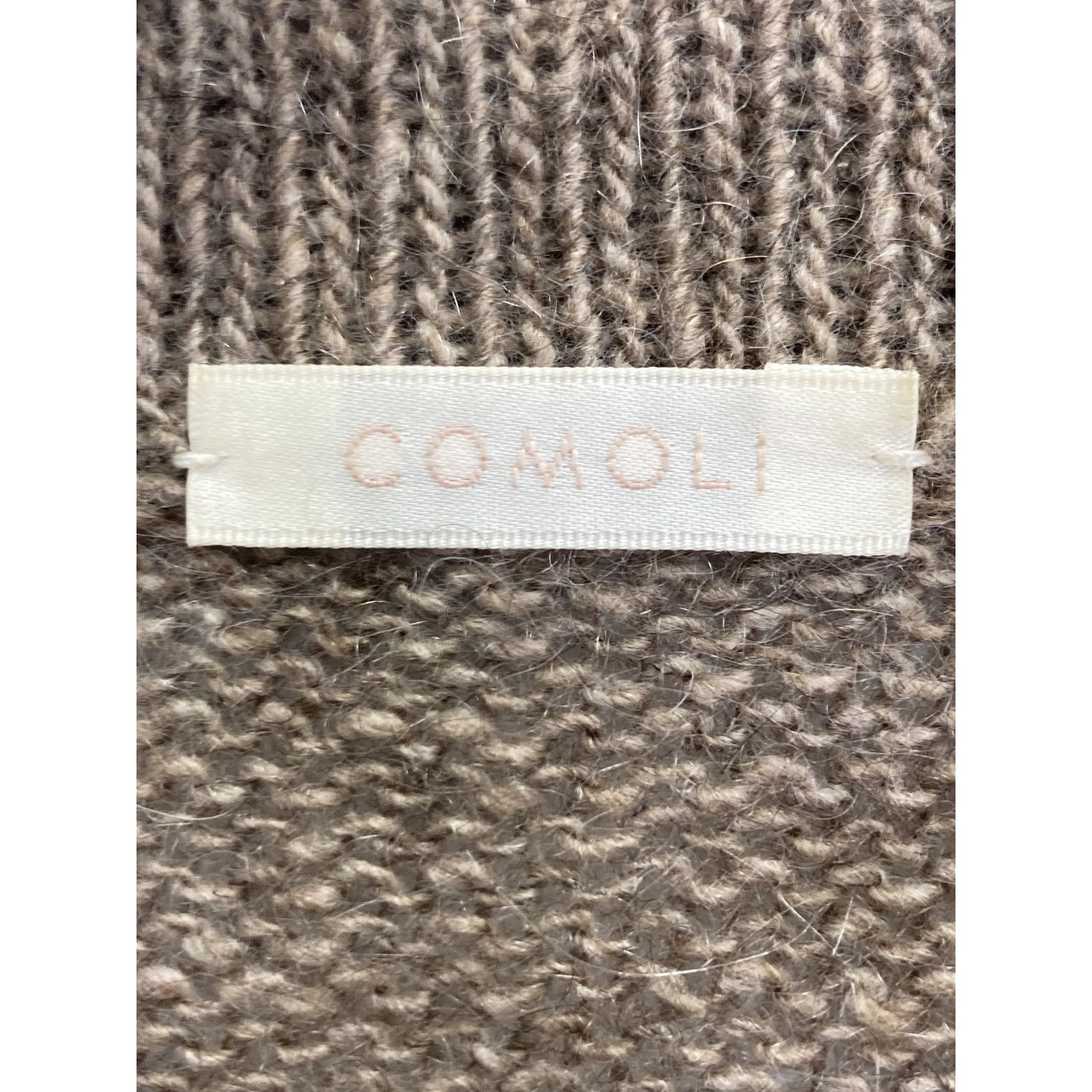 COMOLI コモリ S03-06009 20AW ﾌﾞﾗｳﾝ ｶｼﾐﾔ100 ﾆｯﾄｼﾞｬｹｯﾄ 3 - メルカリ