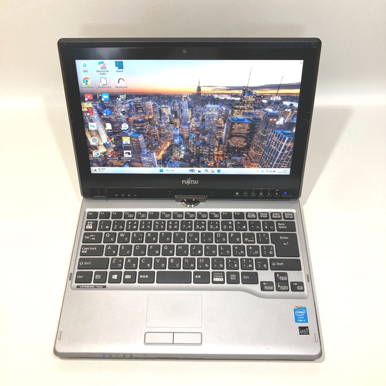 初心者向✨カメラ・タッチパネル◇シルバー◇すぐ使えるノートパソコン