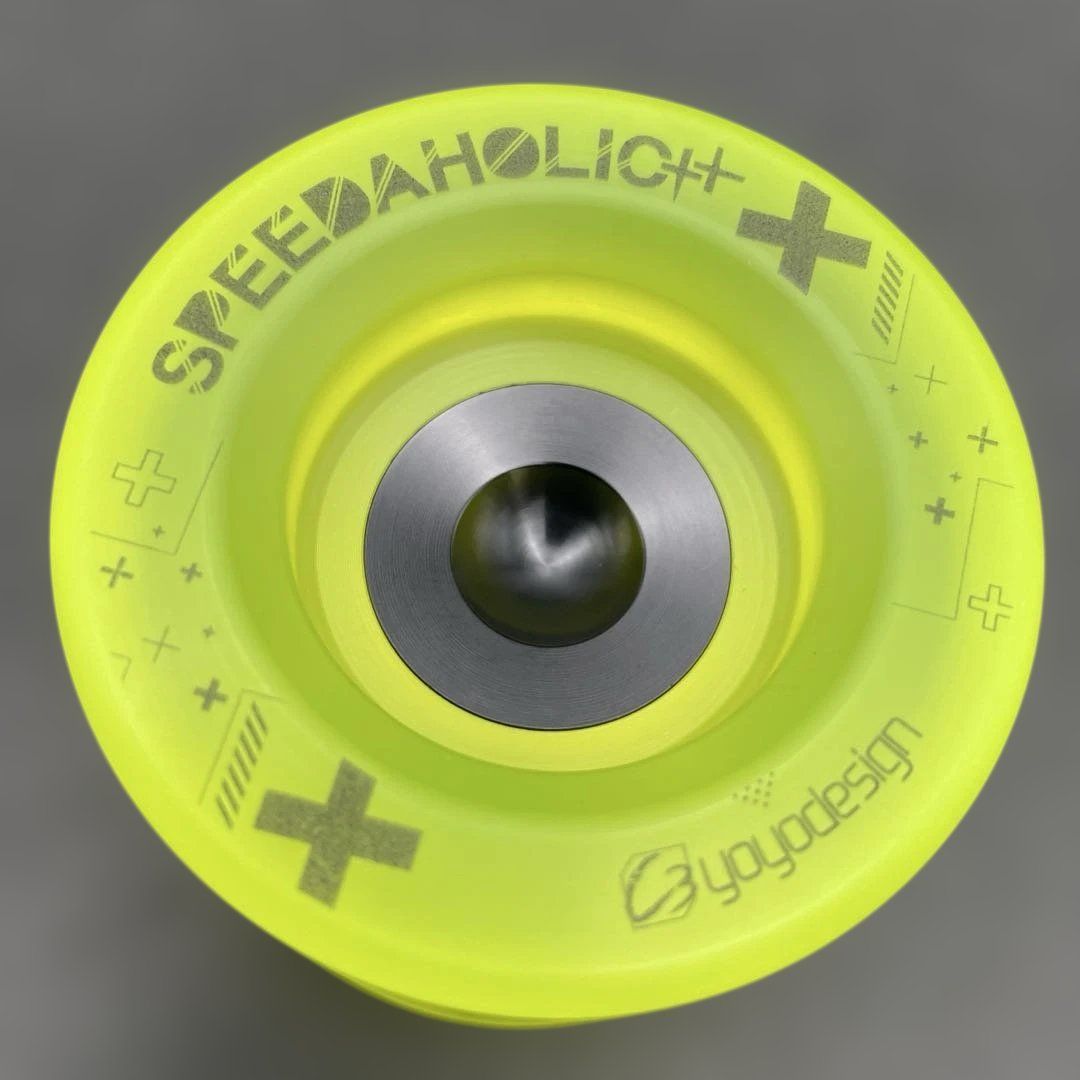 C3yoyodesign スピーダホリックXX イエロー/ブラックハブ SPEEDAHOLIC