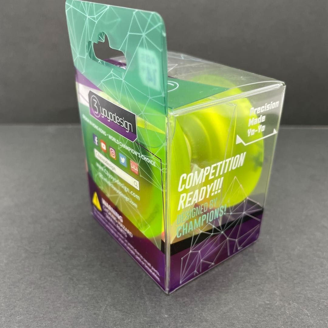 C3yoyodesign スピーダホリックXX イエロー/ブラックハブ SPEEDAHOLIC