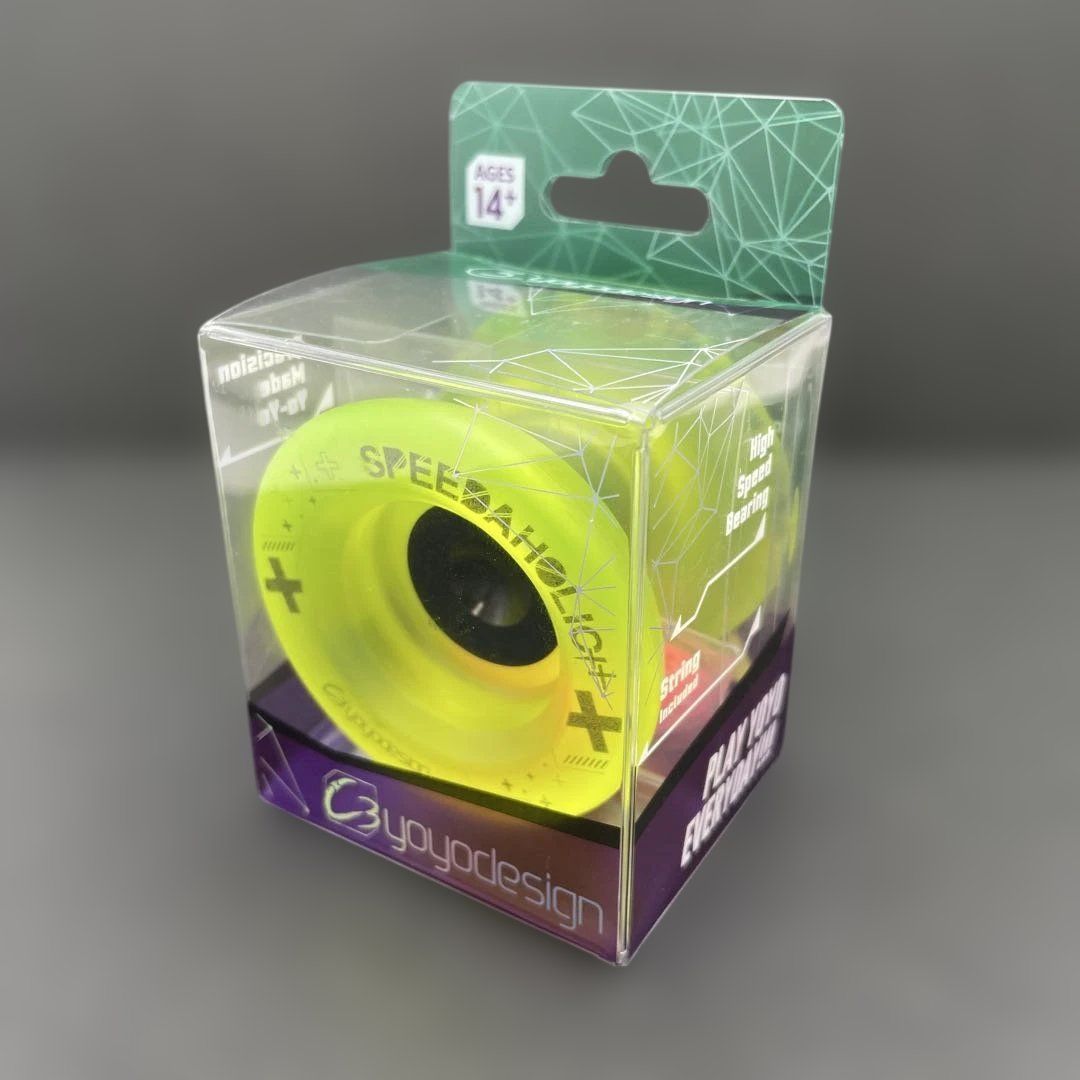 C3yoyodesign スピーダホリックXX イエロー/ブラックハブ SPEEDAHOLIC