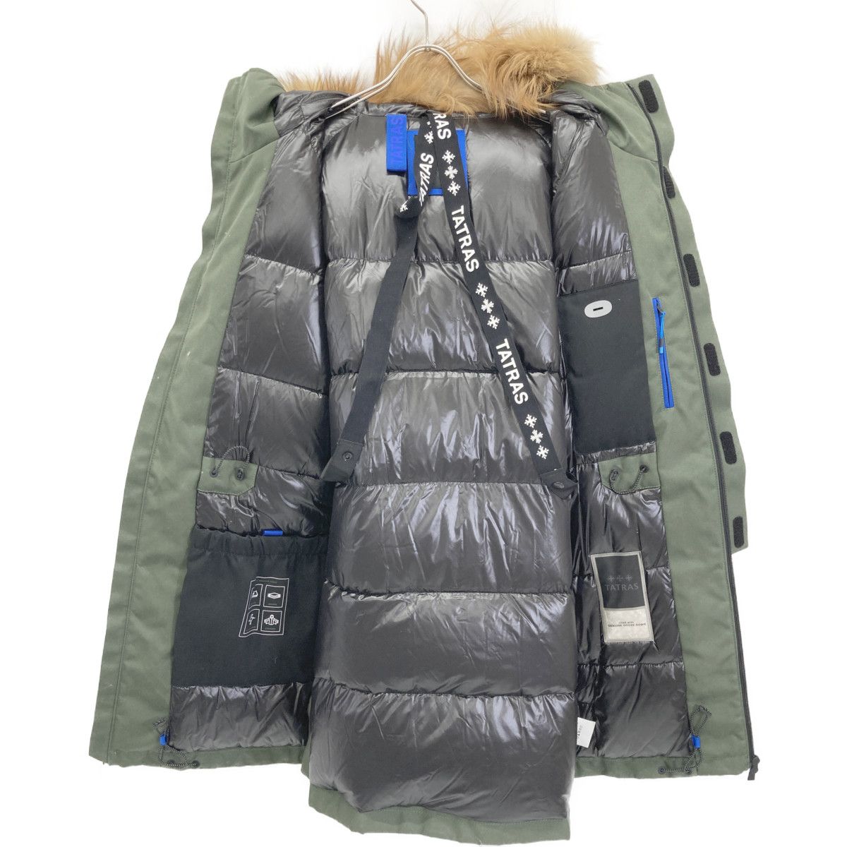 TATRAS タトラス ｸﾞﾘｰﾝ MTLA20A4107 ﾎﾞﾗｽｺ ﾌｧｰ付きﾀﾞｳﾝｺｰﾄ 3 - メルカリ