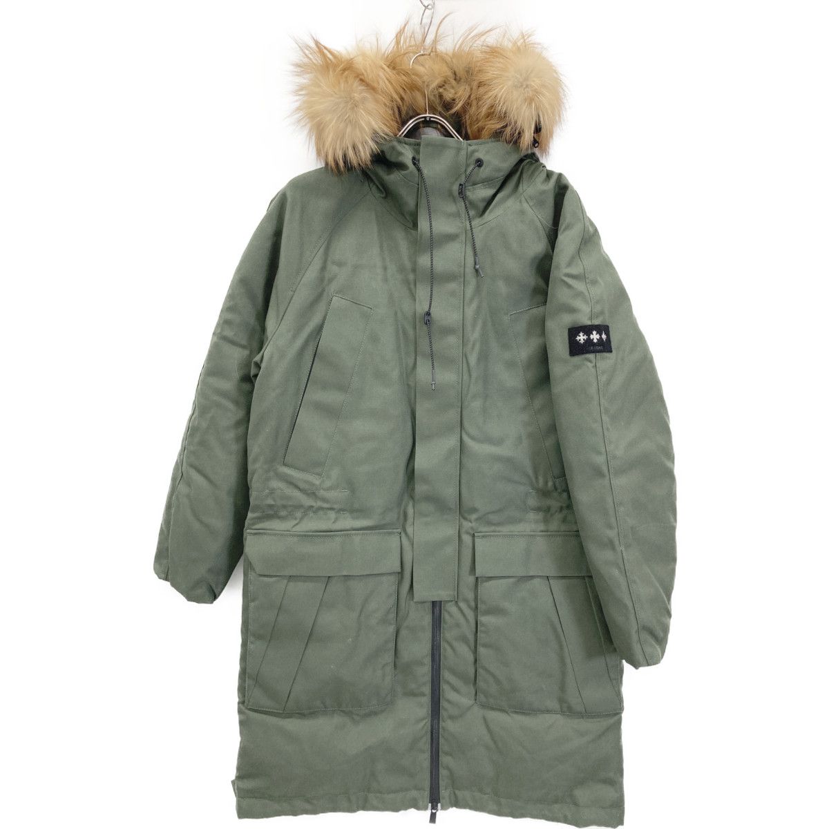 TATRAS タトラス ｸﾞﾘｰﾝ MTLA20A4107 ﾎﾞﾗｽｺ ﾌｧｰ付きﾀﾞｳﾝｺｰﾄ 3 - メルカリ