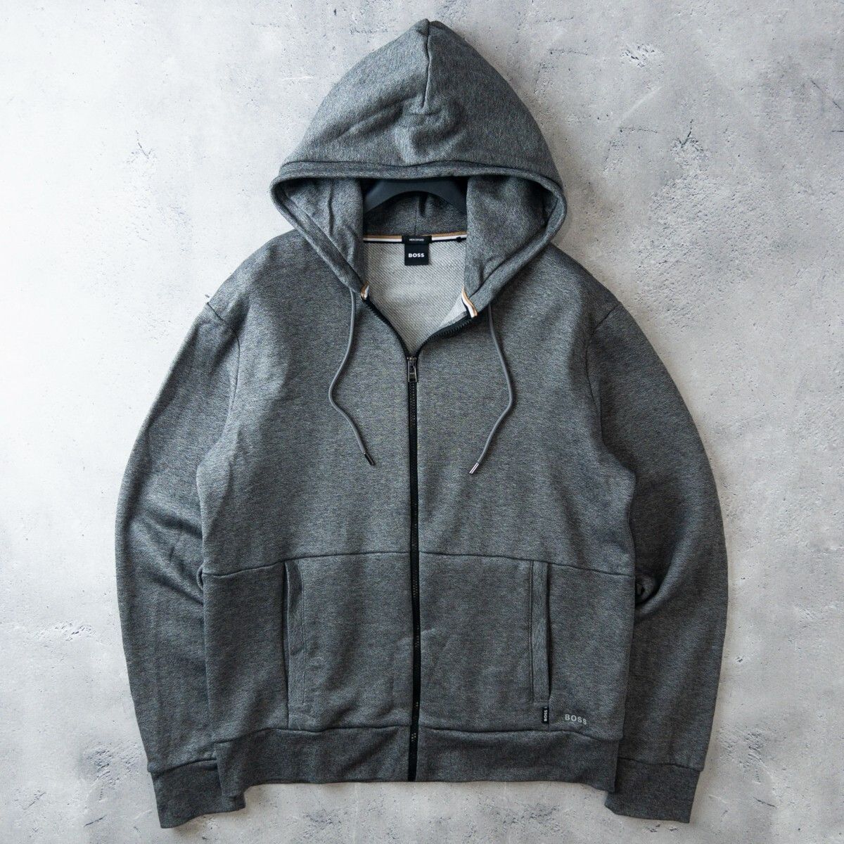 現行品 極美品 HUGO BOSS ヒューゴ ボス ジップアップ スウェット