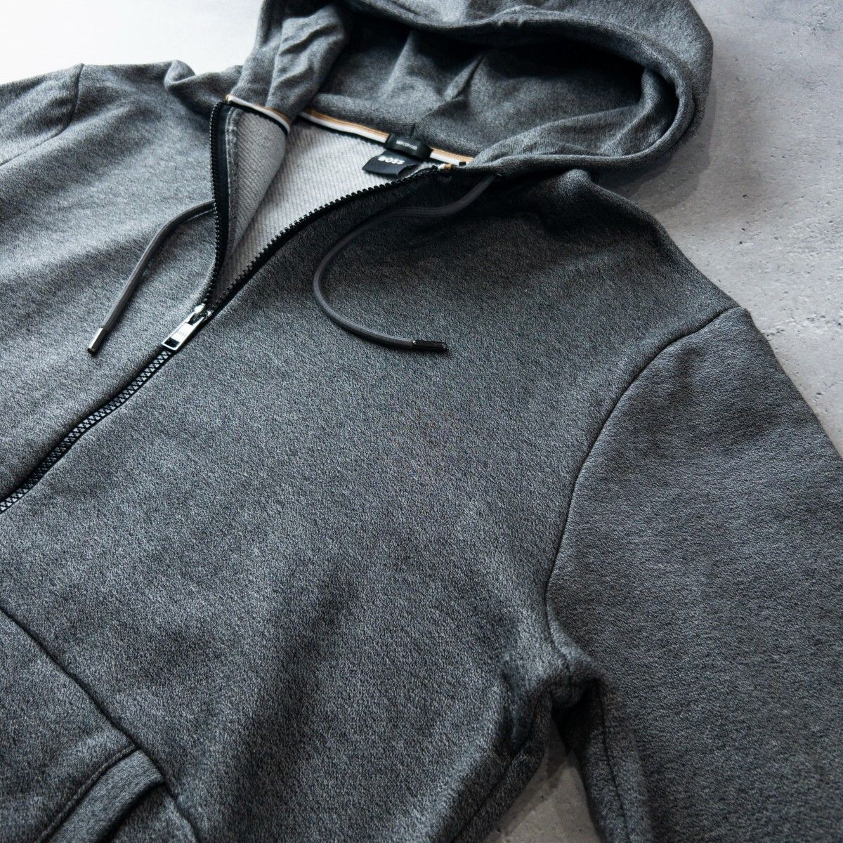 現行品 極美品 HUGO BOSS ヒューゴ ボス ジップアップ スウェット