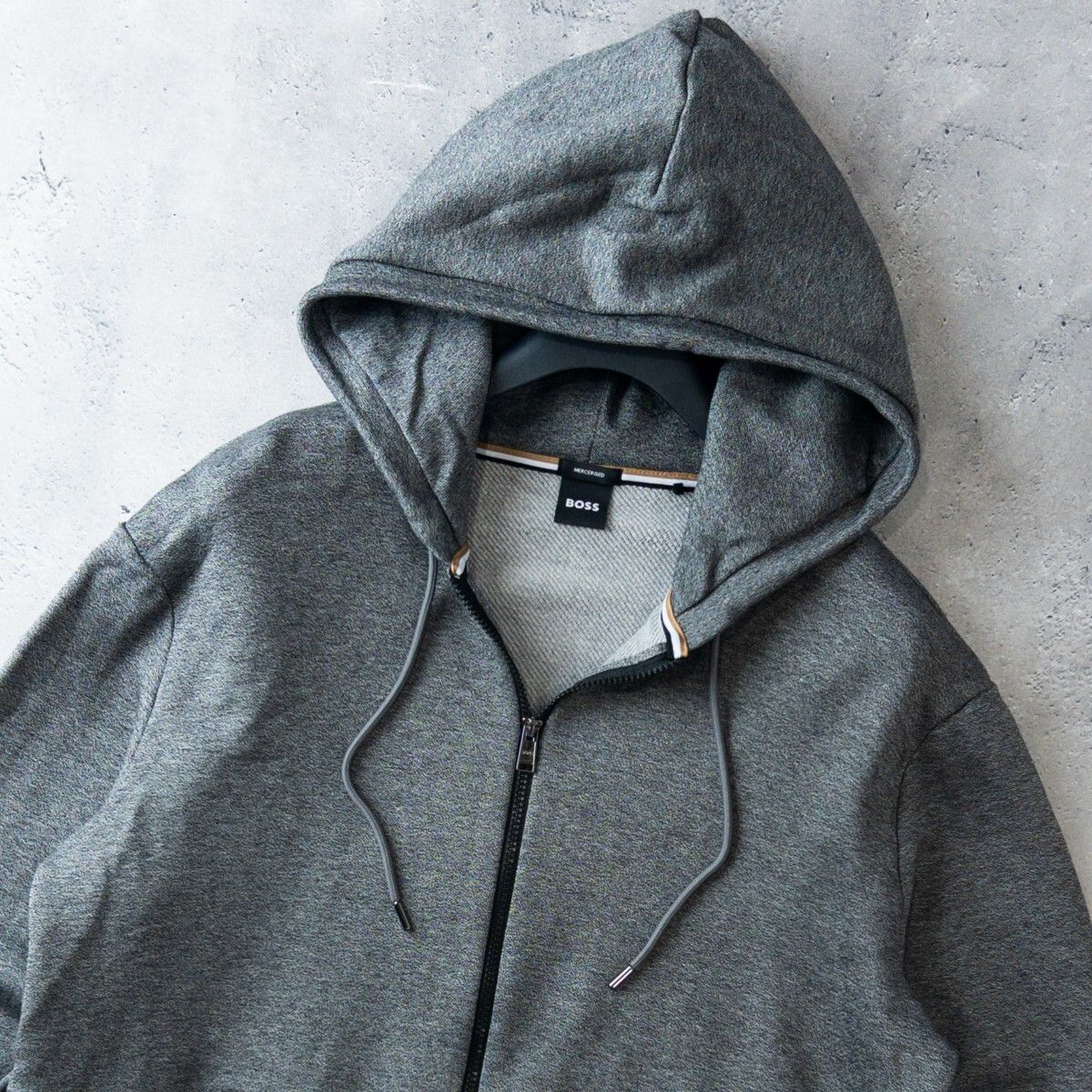 現行品 極美品 HUGO BOSS ヒューゴ ボス ジップアップ スウェット