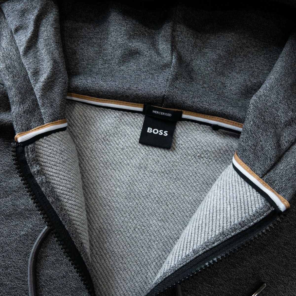 現行品 極美品 HUGO BOSS ヒューゴ ボス ジップアップ スウェット