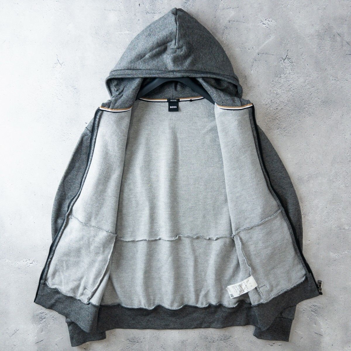 現行品 極美品 HUGO BOSS ヒューゴ ボス ジップアップ スウェット