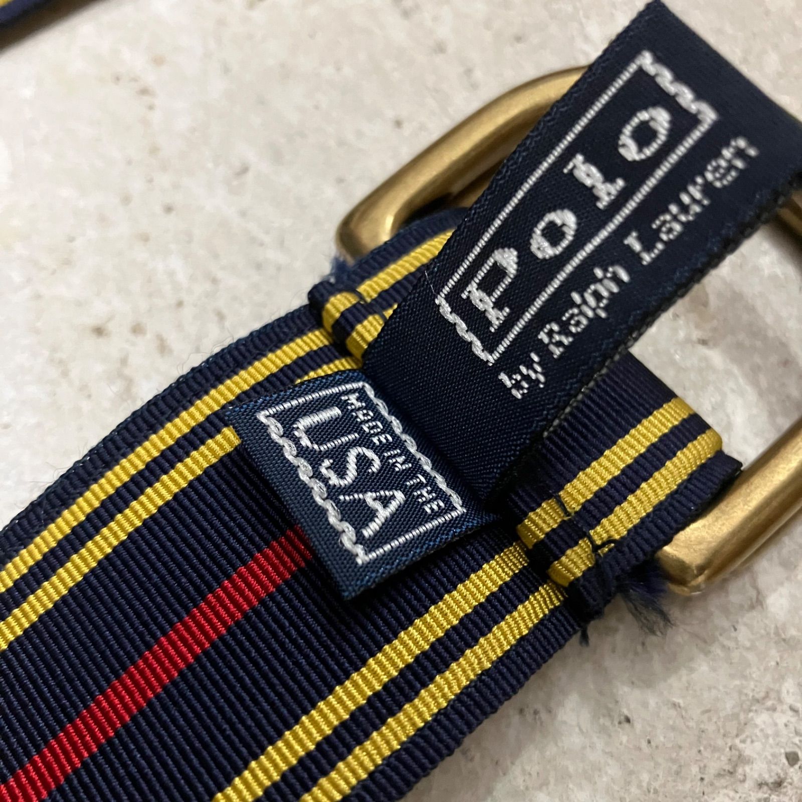 Polo by Ralph Lauren ストライプリングベルト米国製used Polo by Ralph Lauren ストライプリングベルト米国製used 楽天市場