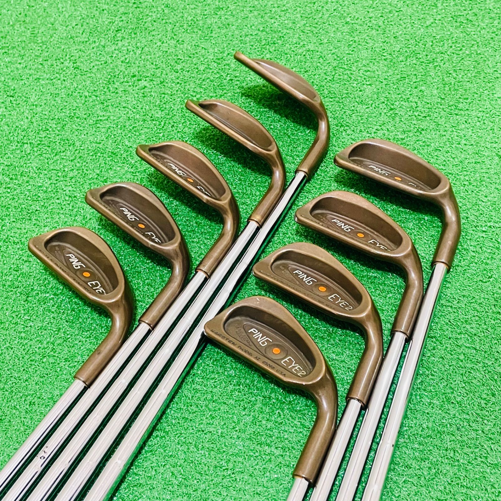 PING EYE2　ベリリウムカッパー　アイアンセット　9本／ピン　アイ2 PING EYE2 ピン アイ アイアンセット 9本 右 R ベリリウムカッパー