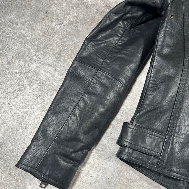 Nudie Jeans ヌーディージーンズ ブラック レザー ダブルライダース