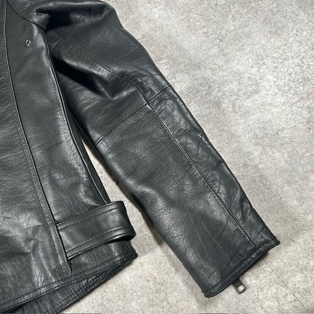 Nudie Jeans ヌーディージーンズ ブラック レザー ダブルライダース