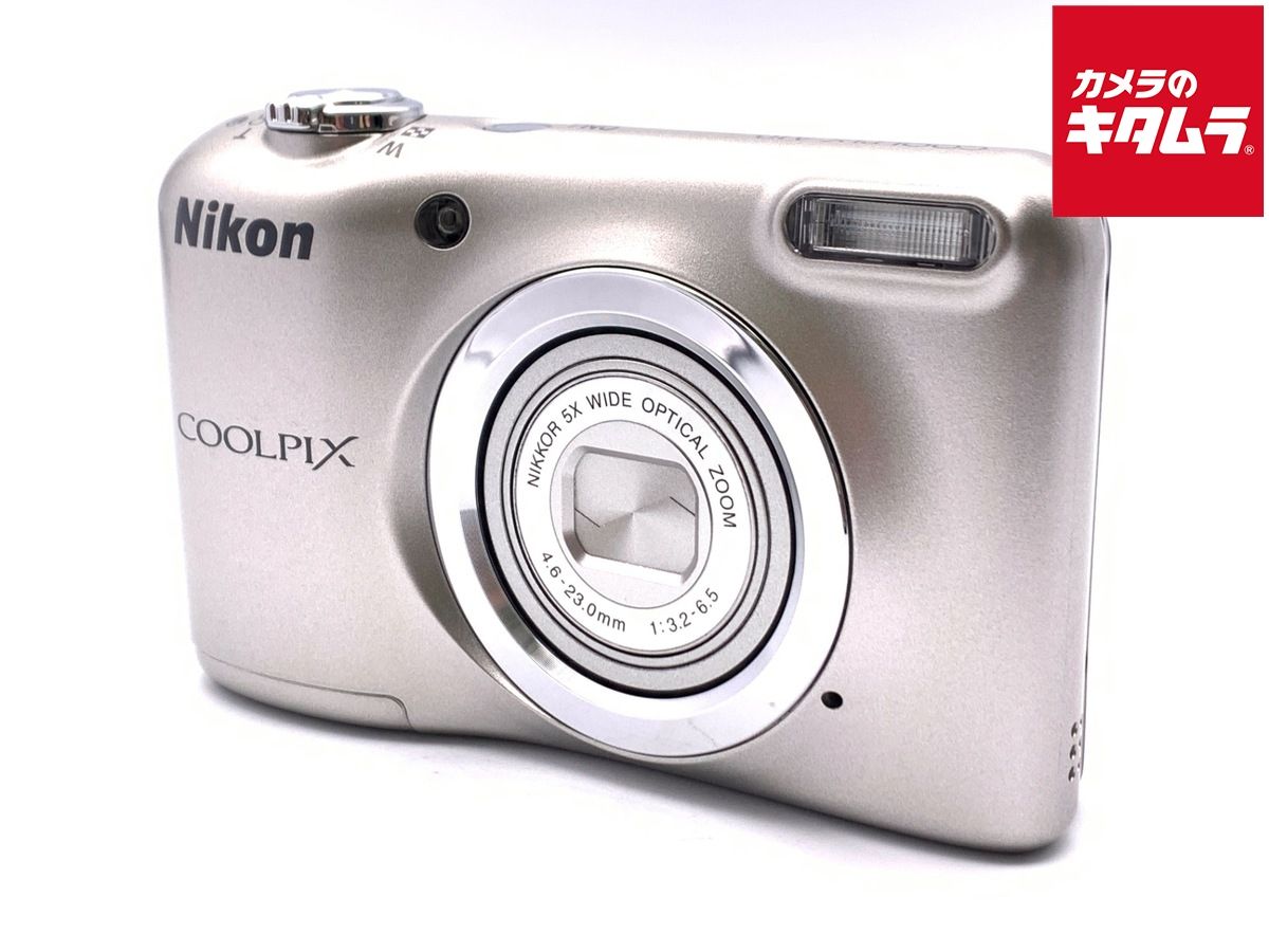 中古】 【美品】 ニコン COOLPIX A10 シルバー - メルカリ