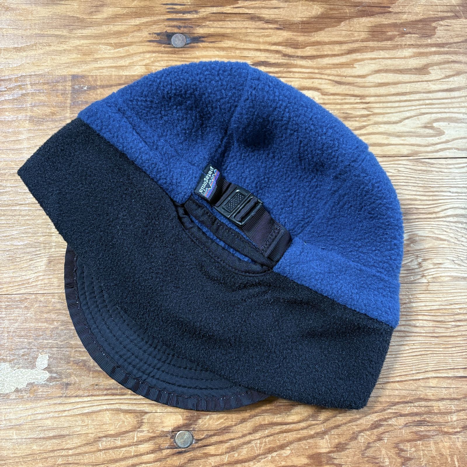 patagonia フリース ダックビル フラップキャップ ネイビー USA製 00s patagonia Synchilla Duckbill Cap 【 navy 】 パタゴニア