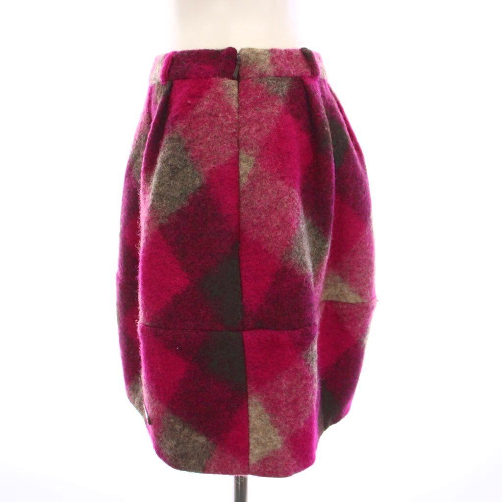 バーバリーブルーレーベル BURBERRY BLUE LABEL ウール スカート ミニ