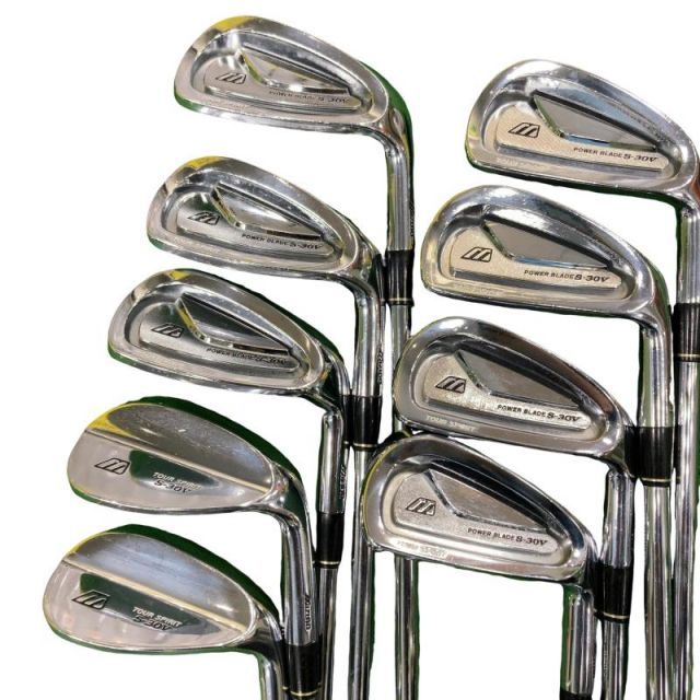 ミズノ POWER BLADE S-30V アイアン クラブ 9本セット ゴルフ 中古】 ミズノ Mizuno S-30V 9S アイアンセット IR NS PRO 950GH