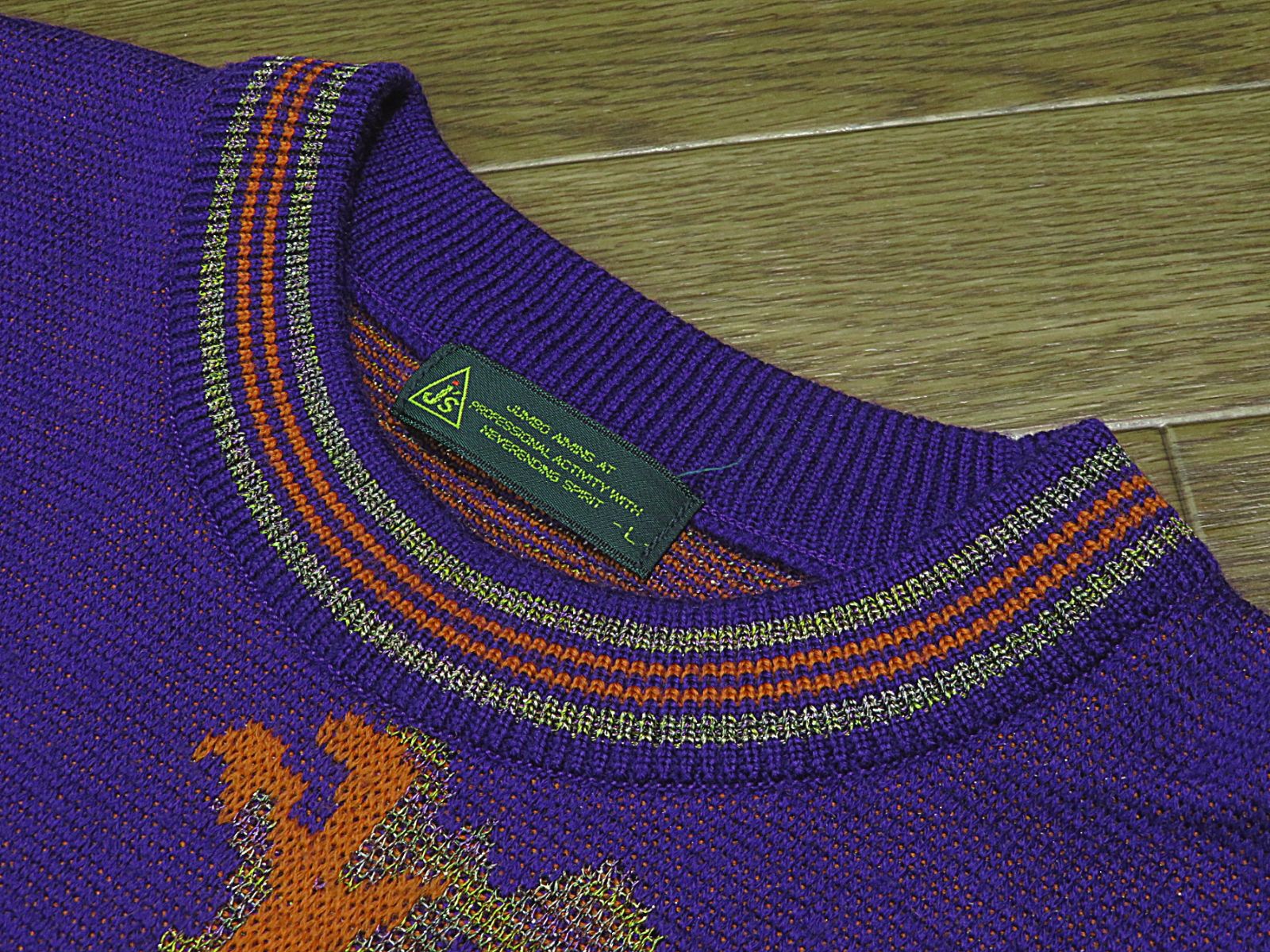 ✅️J′s ジャンボ尾崎 尾崎将司 ラメ入り 3Dニット ゴルフウエア セーター ジャンボ尾崎 セーター ゴルフ ✅️J′s ジャンボ尾崎 尾崎将司 ラメ