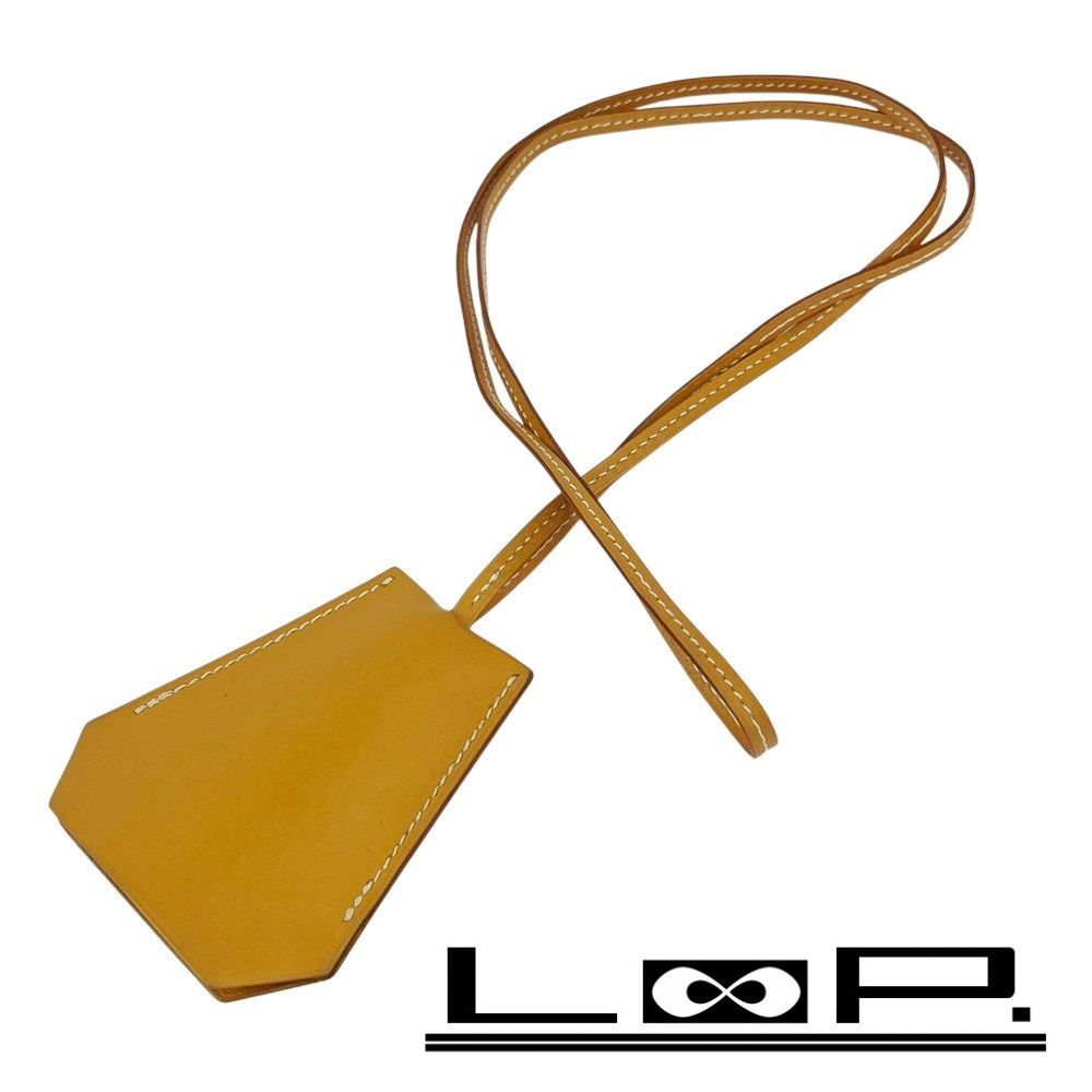 jangjawon様エルメス ブラウン ボックスカーフ キー ミニ クロシェット エルメス □美品□ クロシェット ネックレス キーリング ボックス