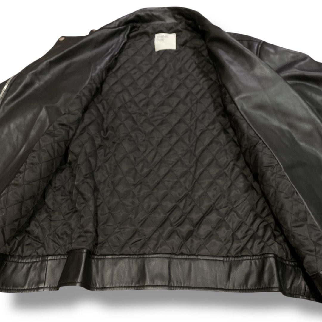 THINK FUR シンクファー エコレザーライダースジャケット 22TH-25