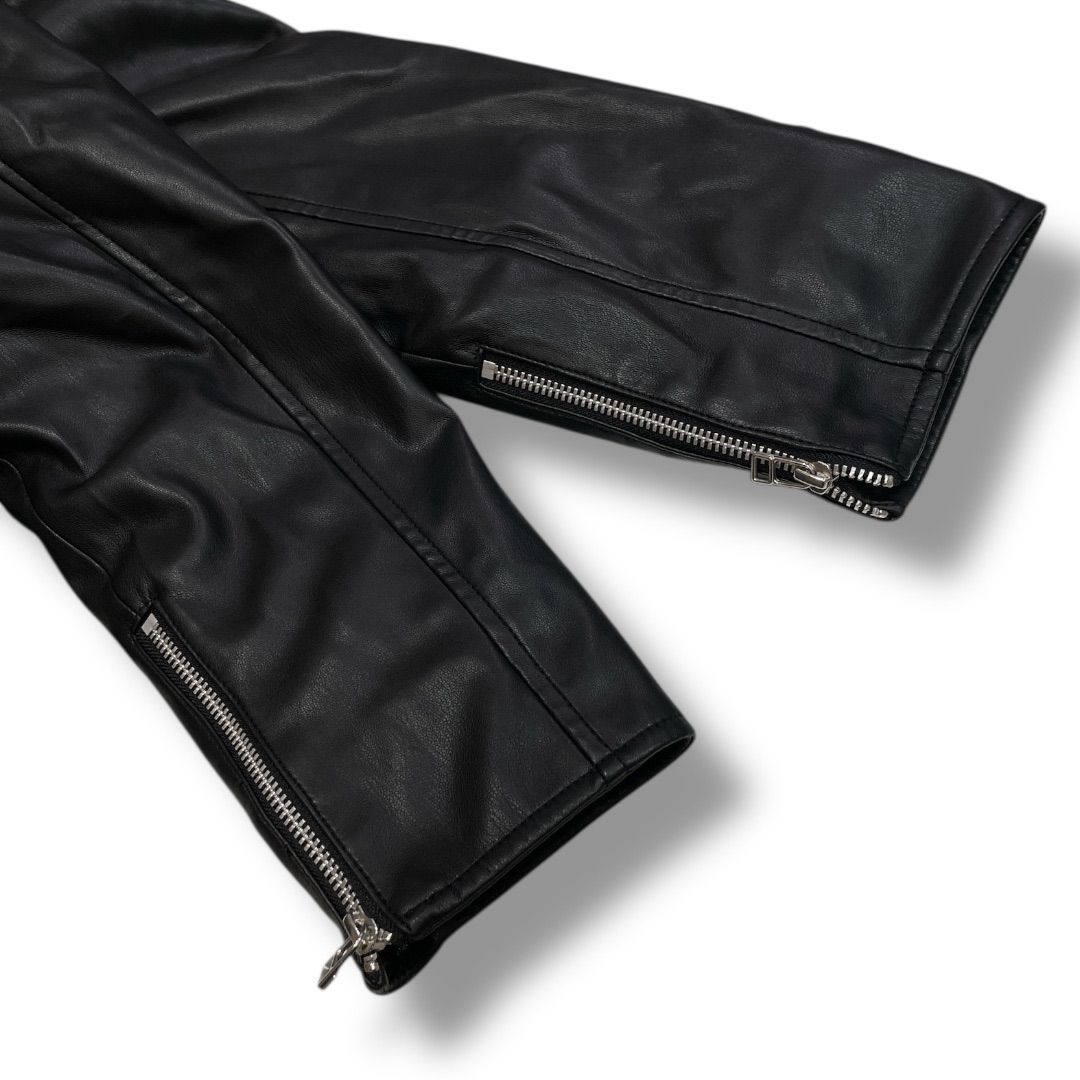 THINK FUR シンクファー エコレザーライダースジャケット 22TH-25