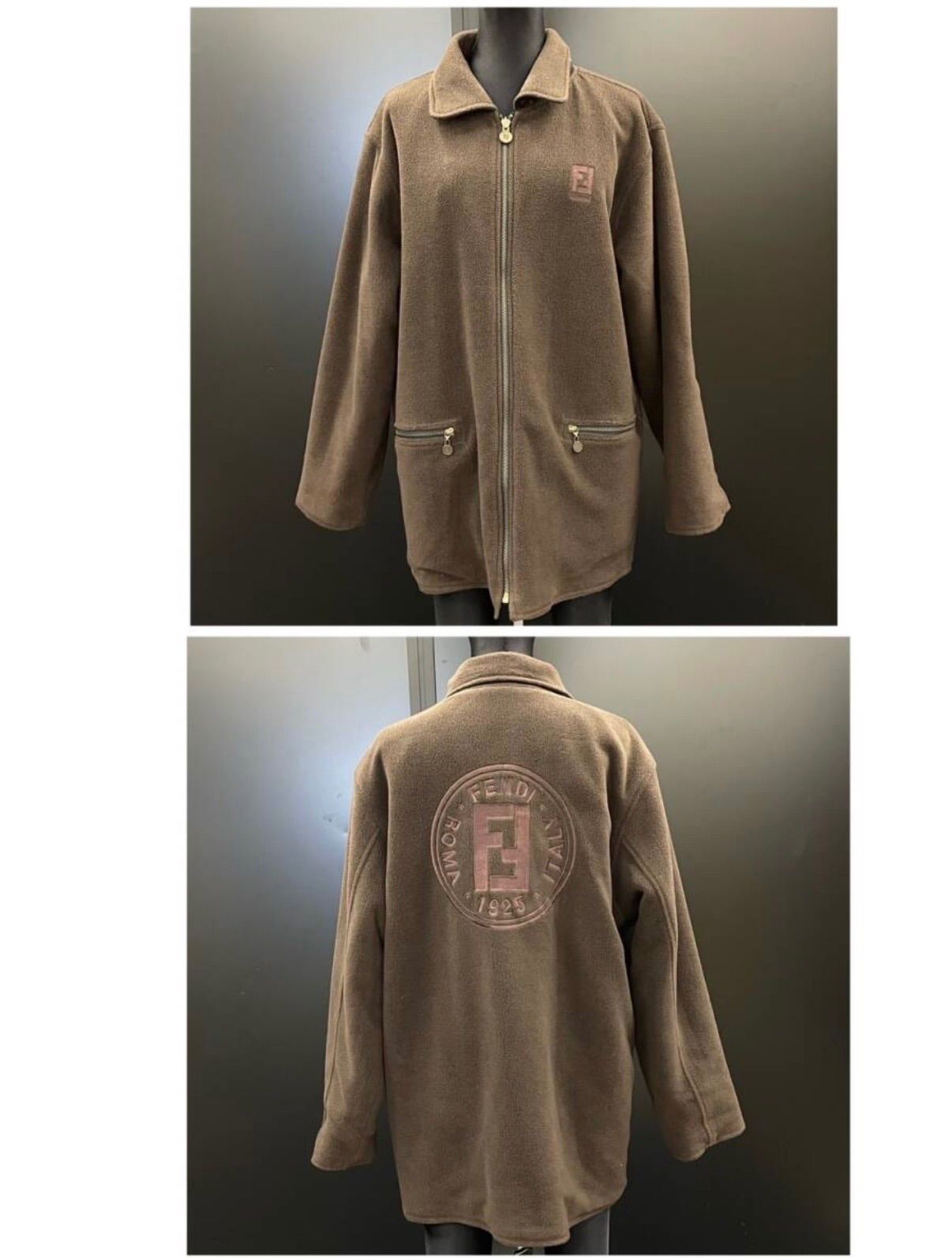 FENDI フェンディ ズッカ柄リバーシブルジャケット ユニセックス