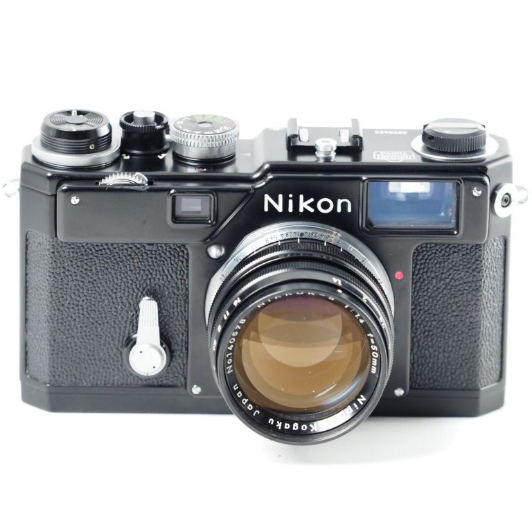 ☆ジャンク【NIKON】S3 + Nippon Kogaku 50mm F1.4 Nikon S3 オリンピック ブラックペイント NIKKOR-S 50mm F1.4 ビック