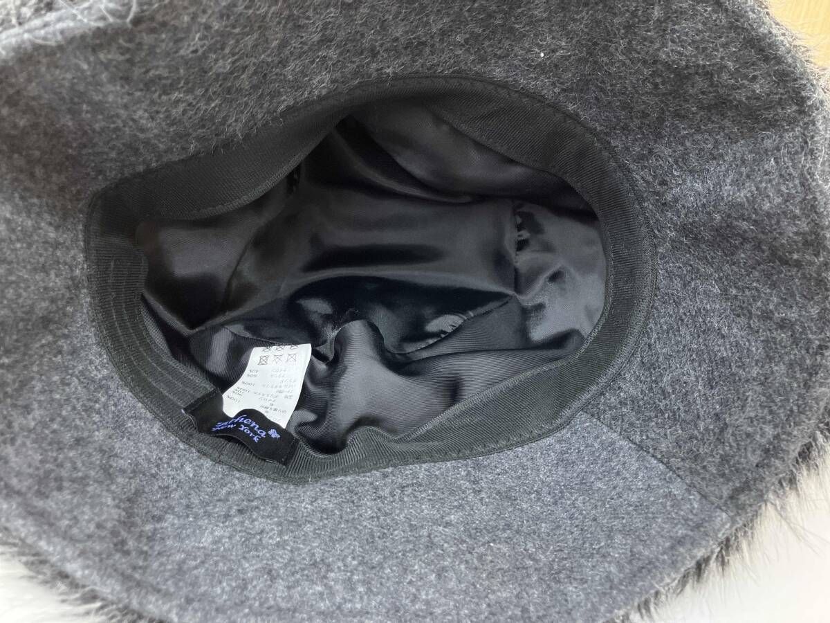 Athena NewYork アシーナニューヨーク バケットハット ウール100% 日本