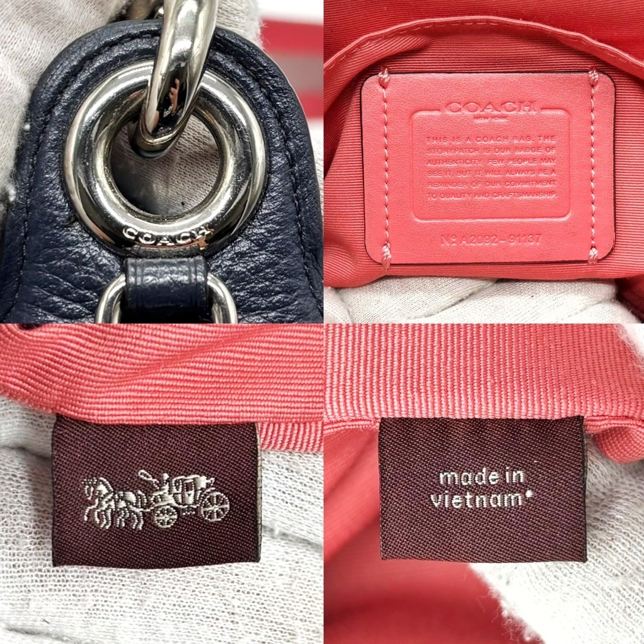 良品】 COACH コーチ ショルダーバッグ ポシェット ポーチ ジェス 