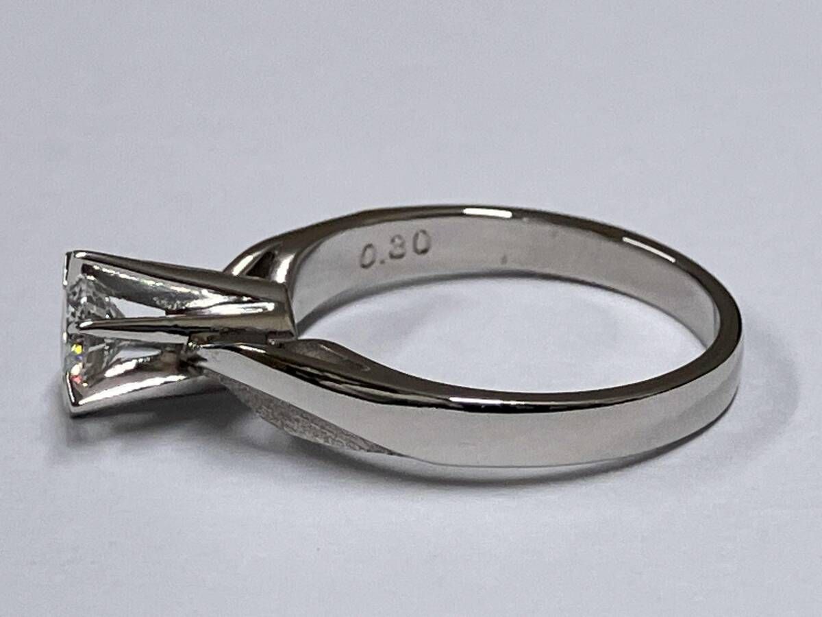 Pt900 リング 総重量9.89g プラチナ 11号 刻印 クリーニング済】Pt900 プラチナ リング 総重量約4.1g 約8号