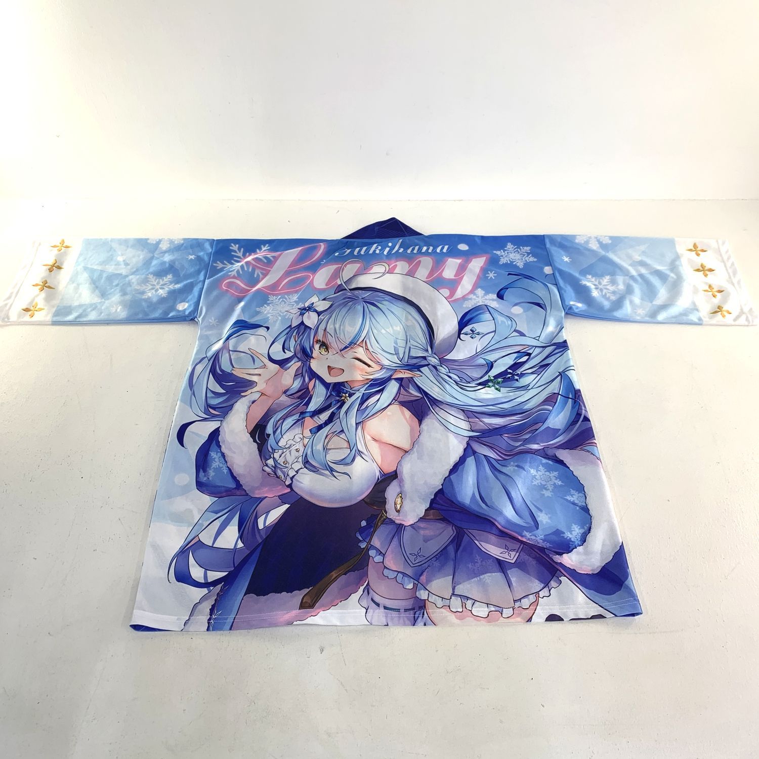 ホロライブ 雪花ラミィ 活動4周年記念 グッズ ラミィ推しはっぴ　法被 雪花ラミィ活動4周年記念 ラミィ推し ♥はっぴ ： ホロライブ法被